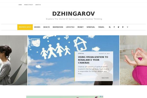 fMagazine theme site design template sample