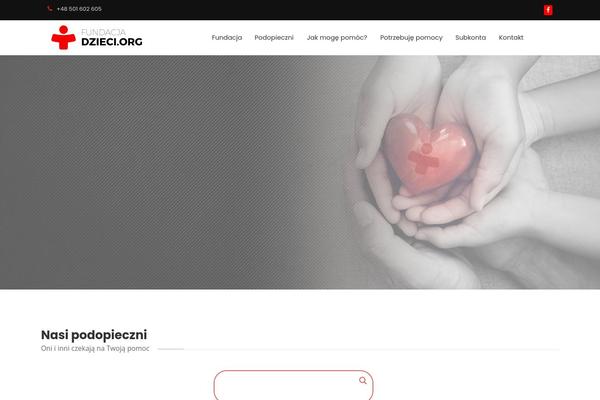Lifeline2 theme site design template sample