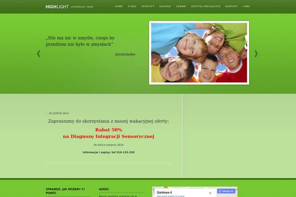 Shapely theme site design template sample