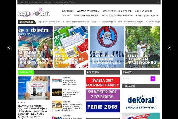 Solaris theme site design template sample