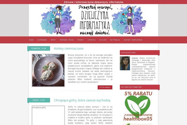 dziewczynainformatyka.pl site used Kalistosimagazine
