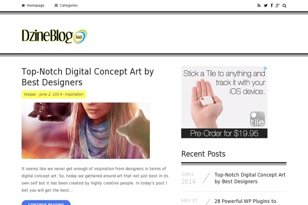 Root theme site design template sample
