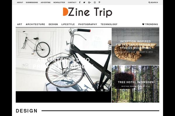15Zine theme site design template sample