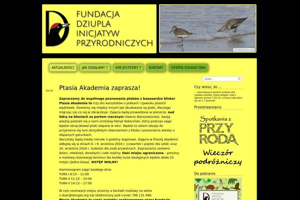 Greener Side theme site design template sample