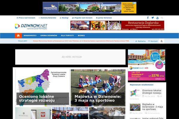 Multinews theme site design template sample