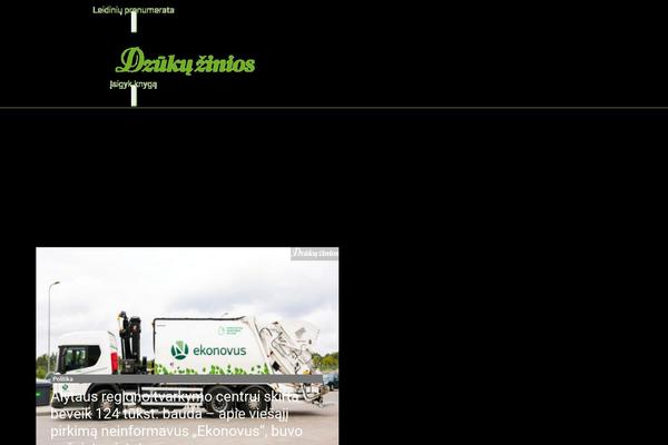 Generatepress-child theme site design template sample
