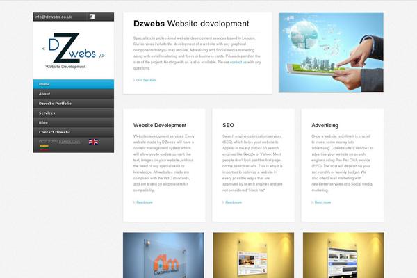 Valor theme site design template sample