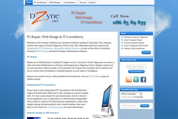 Suffusion theme site design template sample