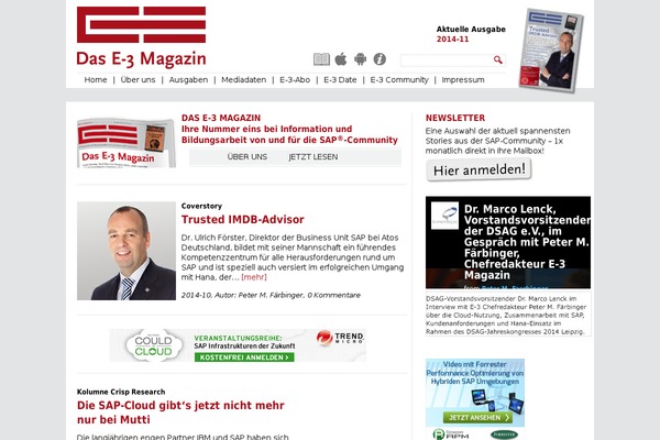 e3 theme websites examples