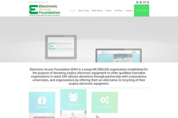 Eco Nature theme site design template sample