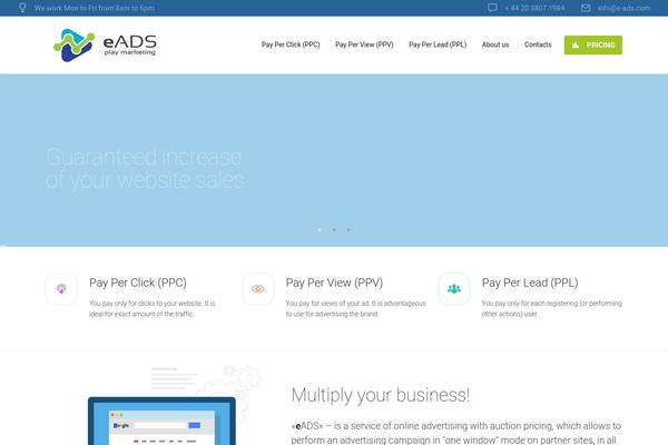 SEOWP theme site design template sample