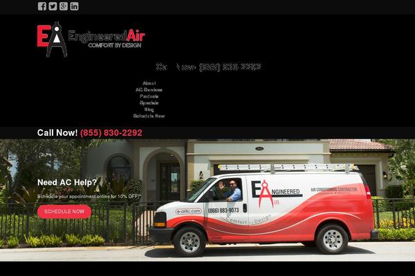 Nebula theme site design template sample