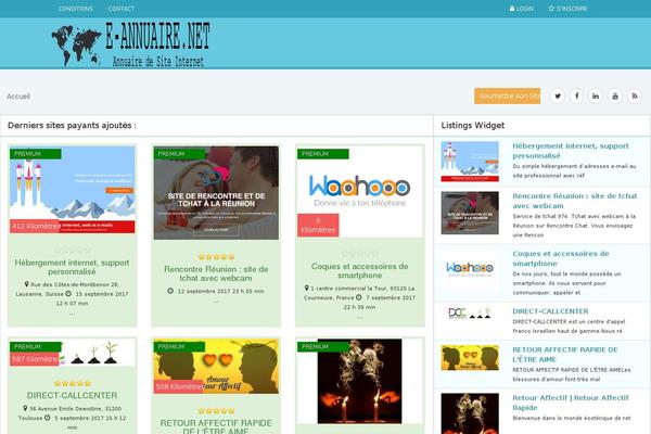 Dt theme site design template sample