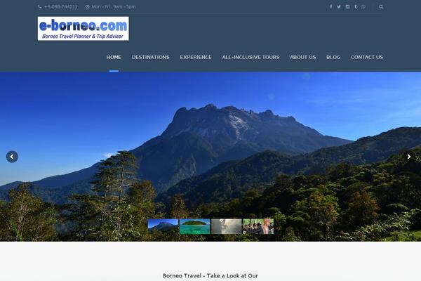 Adventure-tours theme site design template sample