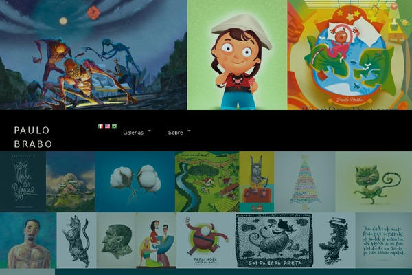 Fullscreen theme site design template sample