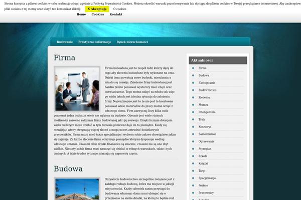 eBusiness theme site design template sample