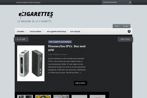 Continuum theme site design template sample