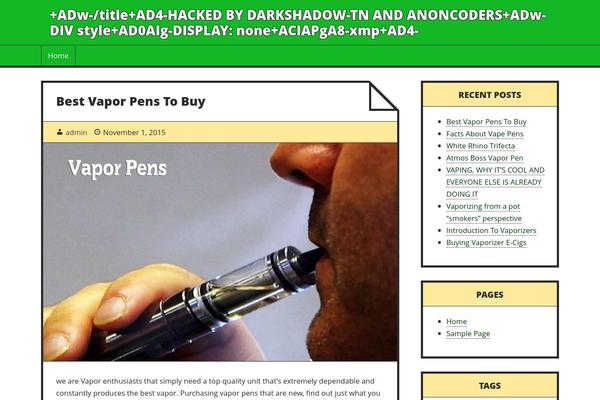 Press Start theme site design template sample