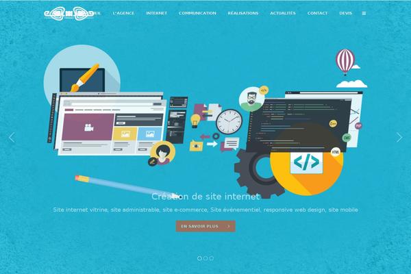 Elision theme site design template sample