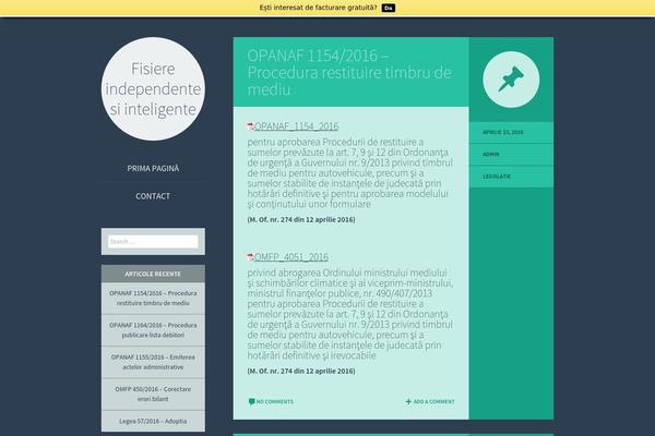Flounder theme site design template sample