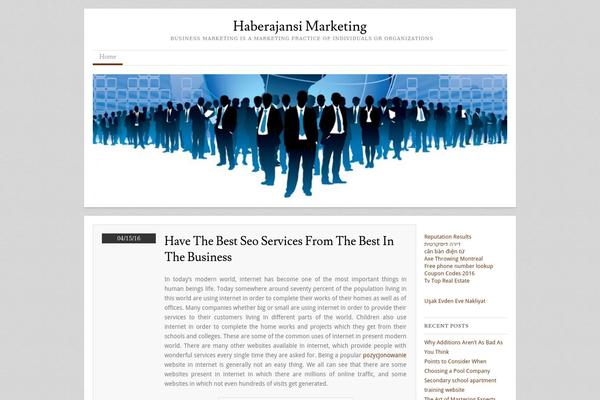 Skirmish theme site design template sample