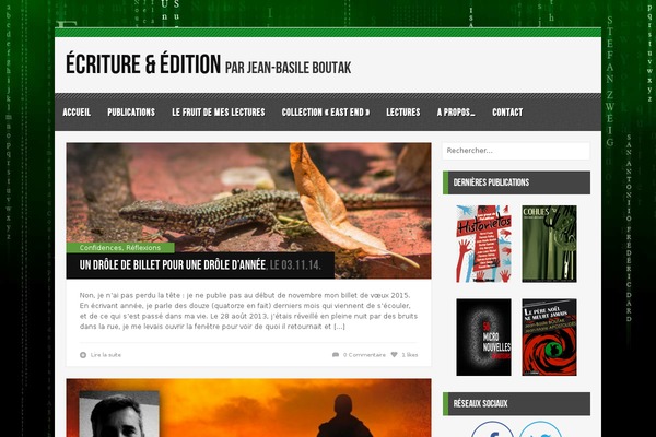 Myst theme site design template sample