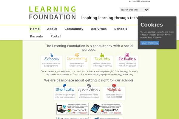e-learningfoundation.com site used Cubik