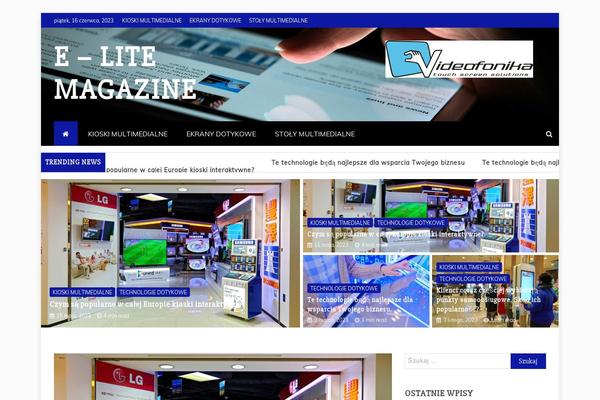 Refined Magazine theme site design template sample