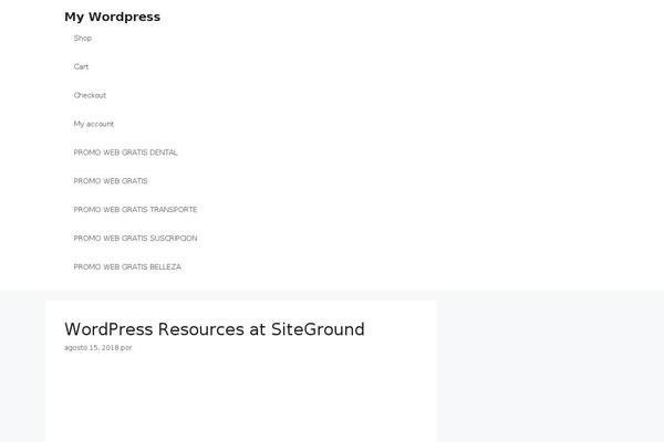 Site using Sg-cachepress plugin