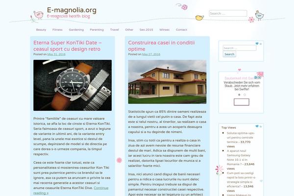 Cute Frames theme site design template sample