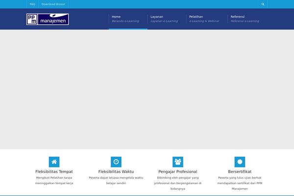 University theme site design template sample