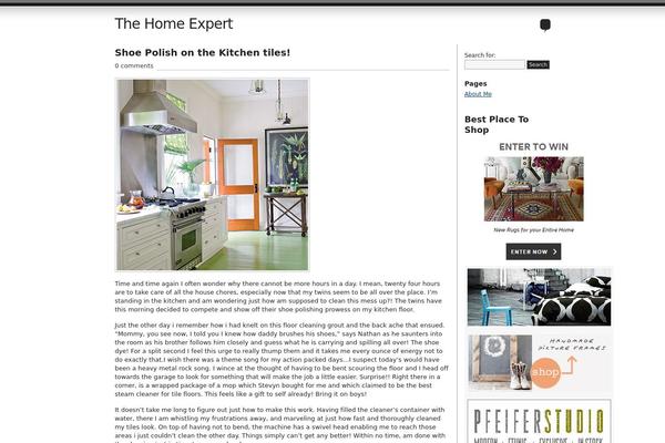 Journalist theme site design template sample