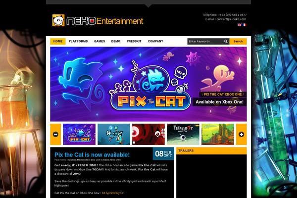 Site using WP-Backgrounds Lite plugin