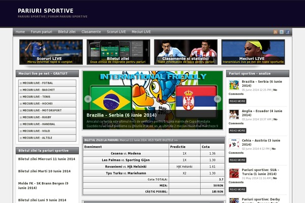 e-pariuri.ro site used Adore-news