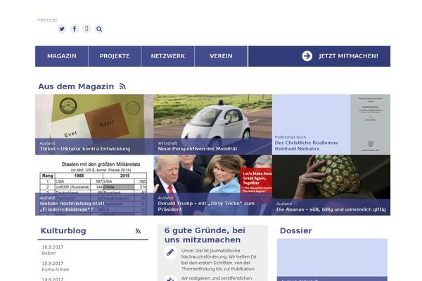 e-politik.de site used Protopress-pro
