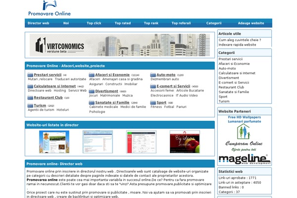 e-promovare.org site used Virtconmedia