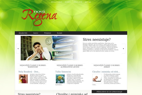 eNews theme site design template sample