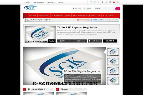 EsenPortal theme site design template sample