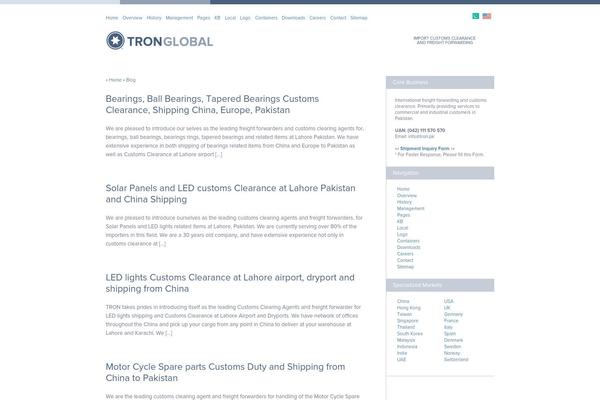 Biznizz theme site design template sample