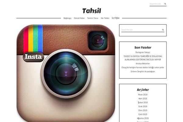 Twenty Fifteen theme site design template sample