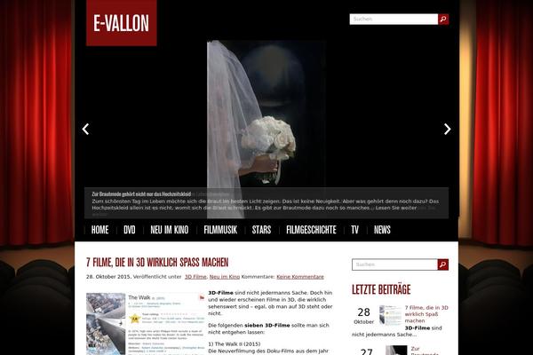 Cinemalounge theme site design template sample