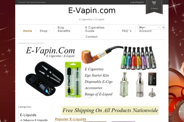 e-vapin.com site used Maya
