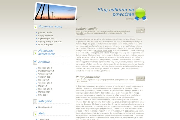 LiteThoughts theme site design template sample