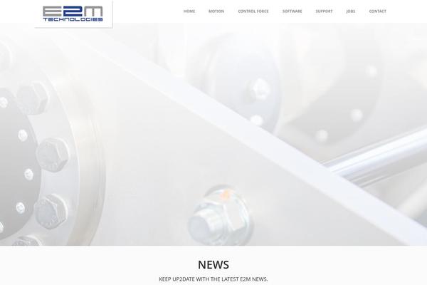 Frost theme site design template sample