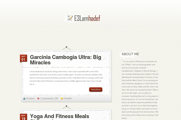 Personalpress theme site design template sample