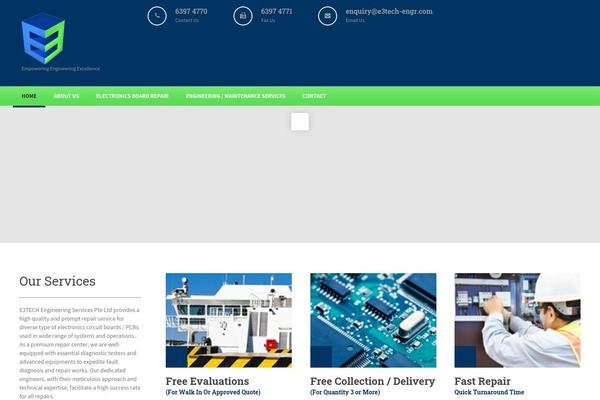 Brick theme site design template sample