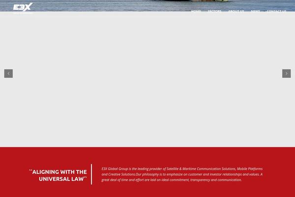 CONTRAST theme site design template sample