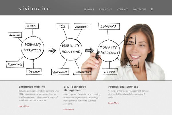 Momento theme site design template sample