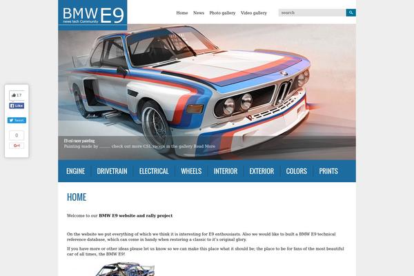 Carmag theme site design template sample