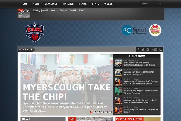 Gameday theme site design template sample